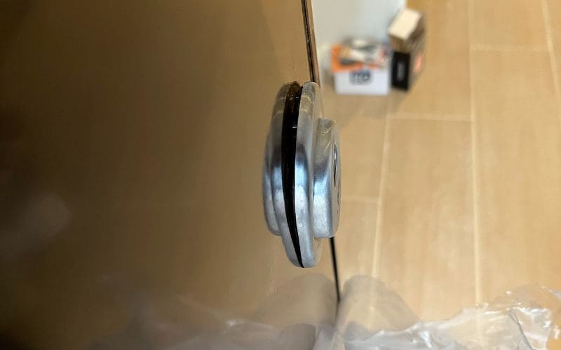 cerradura manipulada